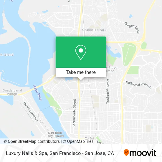 Luxury Nails & Spa map