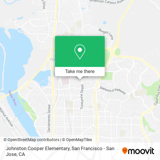 Mapa de Johnston Cooper Elementary