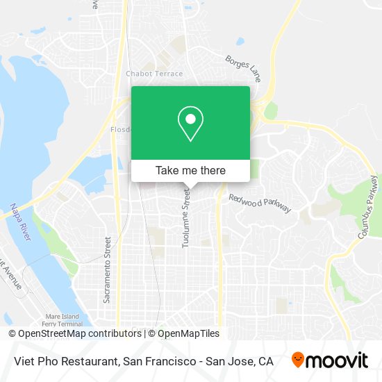 Mapa de Viet Pho Restaurant