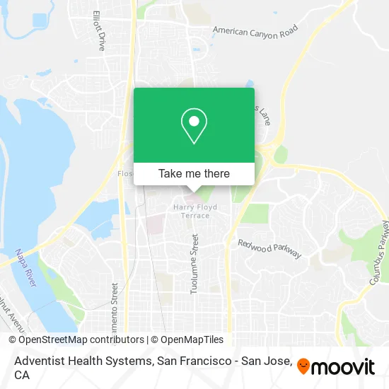 Mapa de Adventist Health Systems