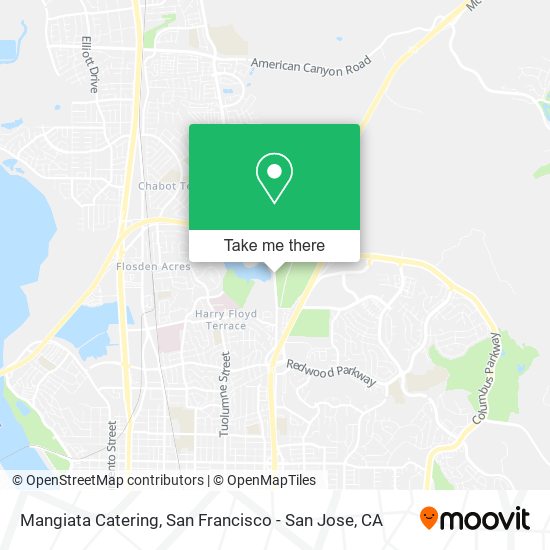 Mangiata Catering map