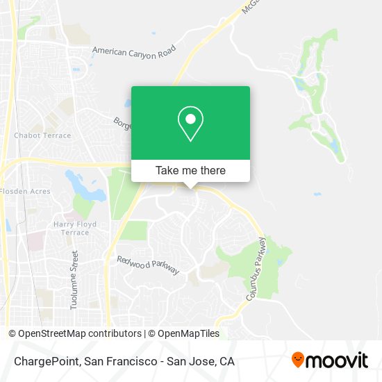 Mapa de ChargePoint