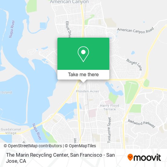 Mapa de The Marin Recycling Center