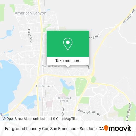 Fairground Laundry Cor map