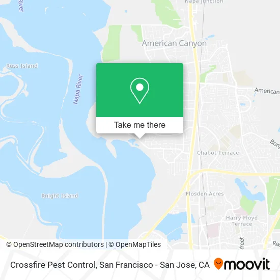 Crossfire Pest Control map