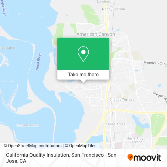 California Quality Insulation map