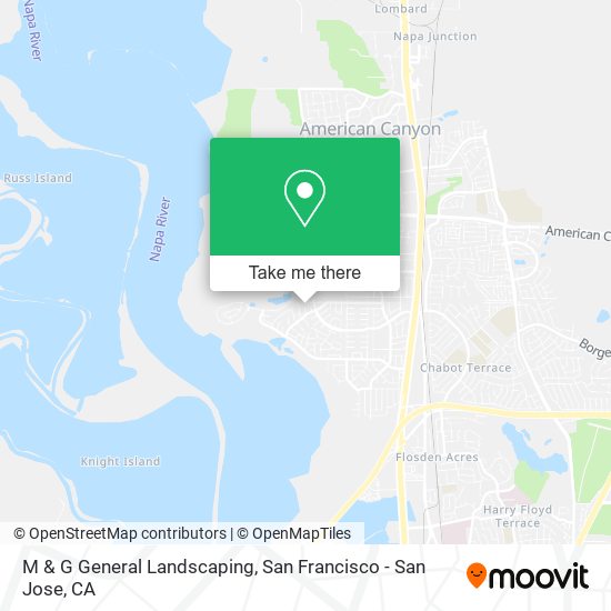 M & G General Landscaping map