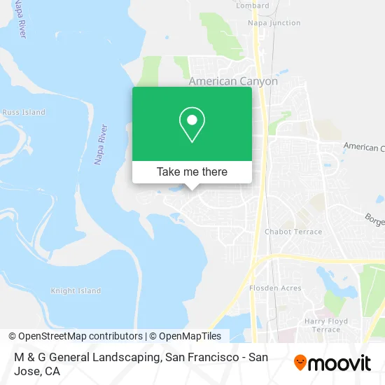 M & G General Landscaping map