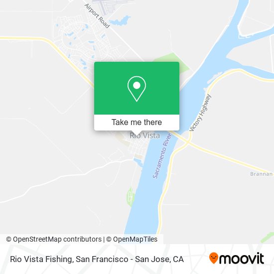 Rio Vista Fishing map