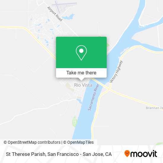 St Therese Parish map