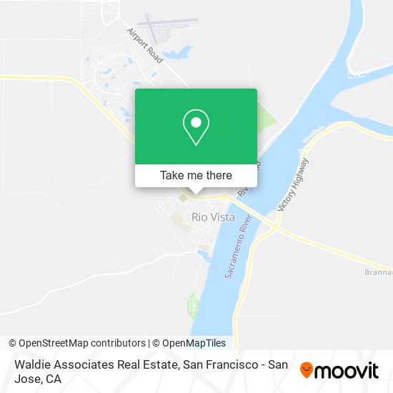 Waldie Associates Real Estate map
