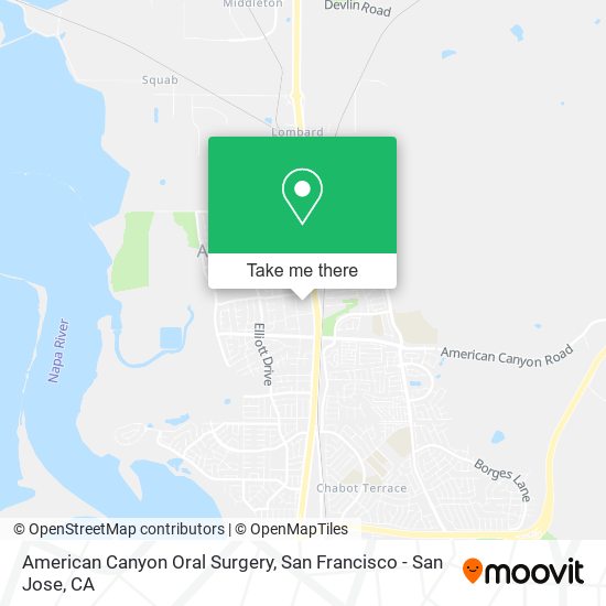 American Canyon Oral Surgery map