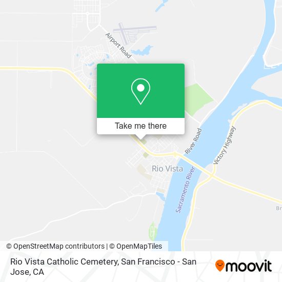 Rio Vista Catholic Cemetery map