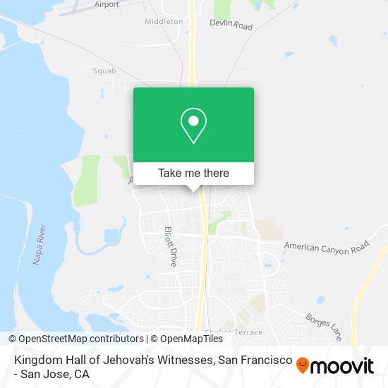 Kingdom Hall of Jehovah's Witnesses map