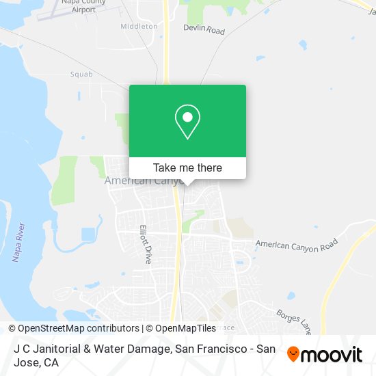 Mapa de J C Janitorial & Water Damage