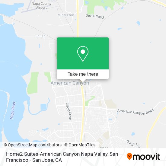 Mapa de Home2 Suites-American Canyon Napa Valley