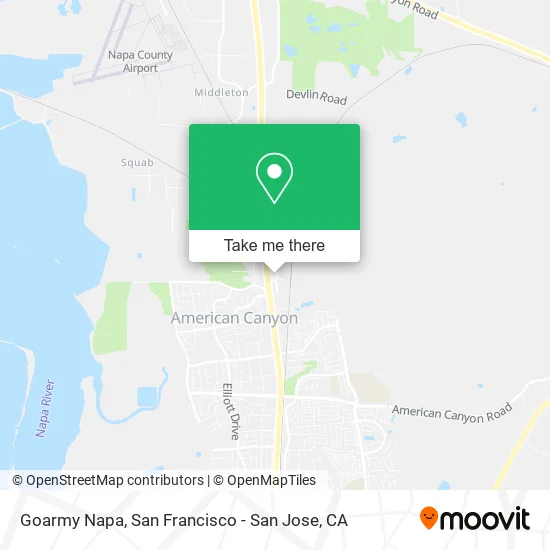 Goarmy Napa map