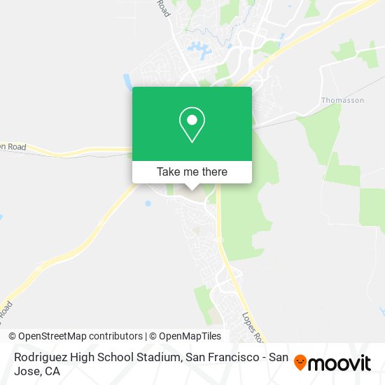 Mapa de Rodriguez High School Stadium