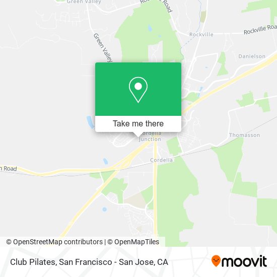 Club Pilates map