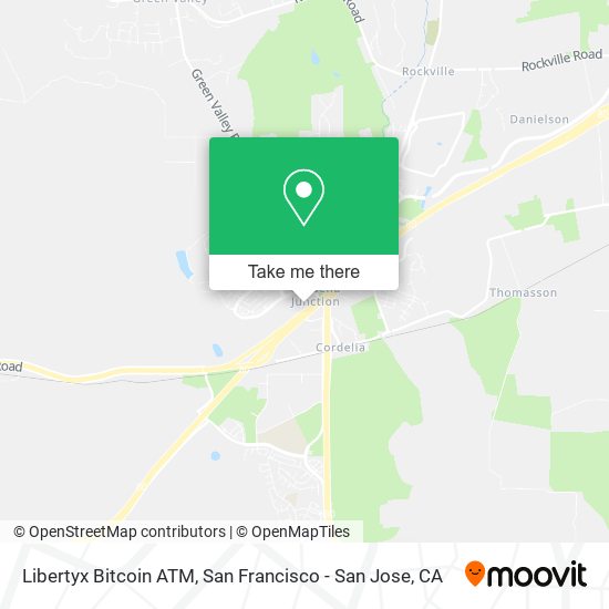 Mapa de Libertyx Bitcoin ATM