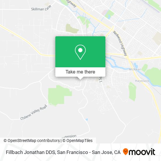 Fillbach Jonathan DDS map