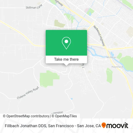 Fillbach Jonathan DDS map