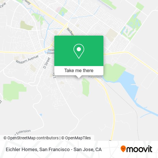 Eichler Homes map