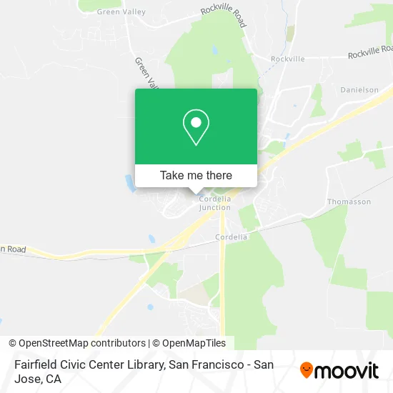 Mapa de Fairfield Civic Center Library