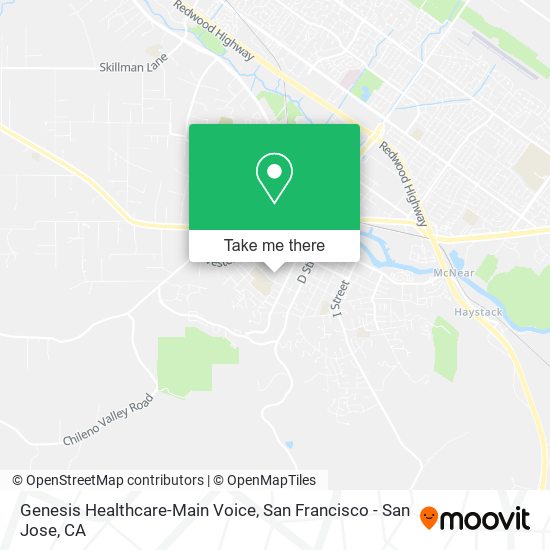 Mapa de Genesis Healthcare-Main Voice