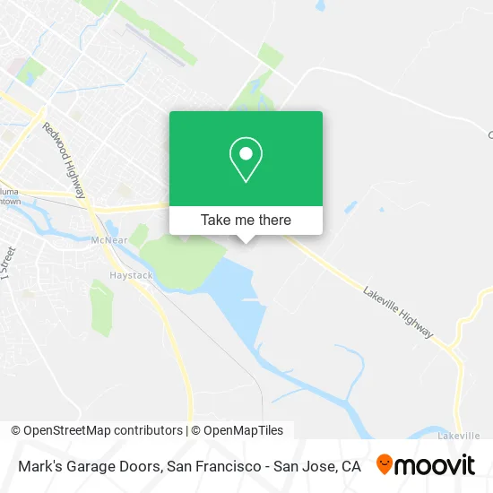 Mapa de Mark's Garage Doors