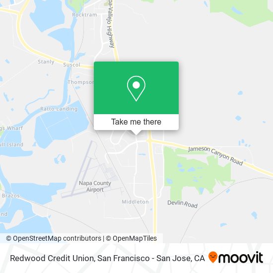 Redwood Credit Union map