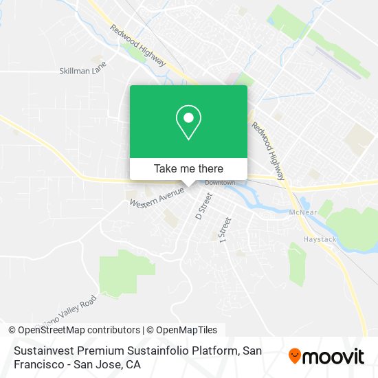 Sustainvest Premium Sustainfolio Platform map