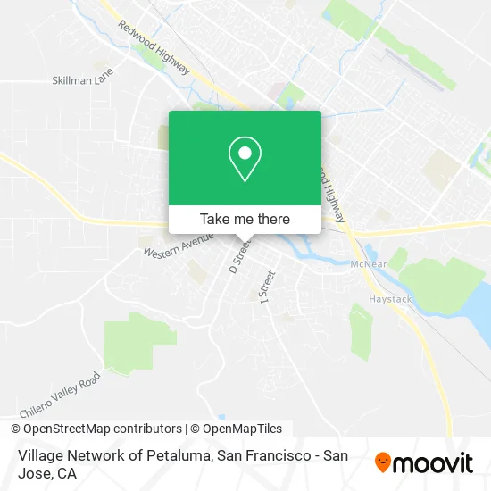Mapa de Village Network of Petaluma