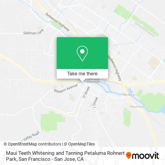 Mapa de Maui Teeth Whitening and Tanning Petaluma Rohnert Park