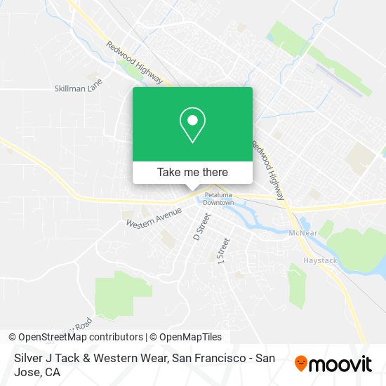 Silver J Tack & Western Wear map