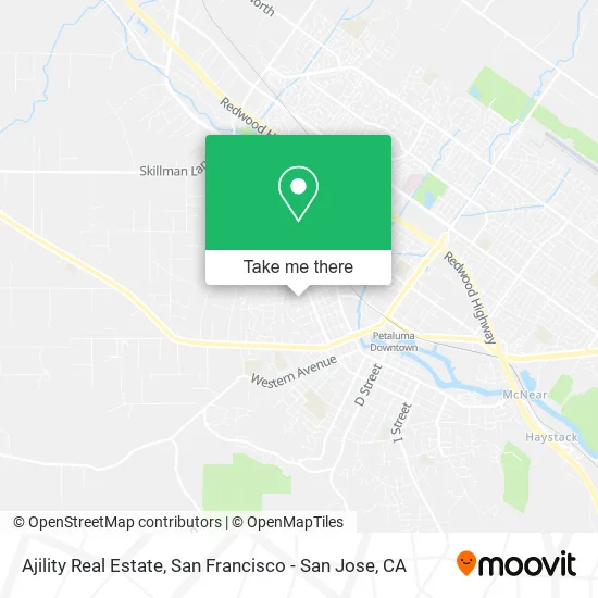 Mapa de Ajility Real Estate