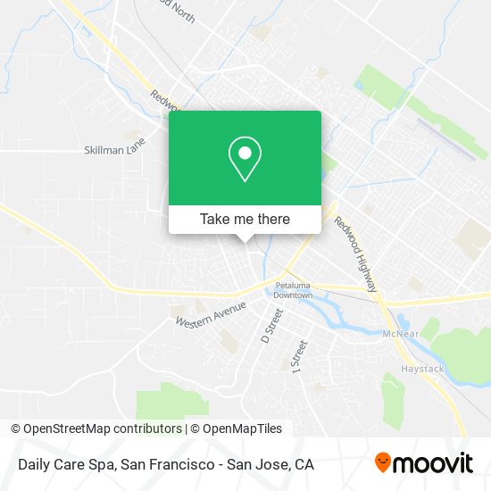 Daily Care Spa map