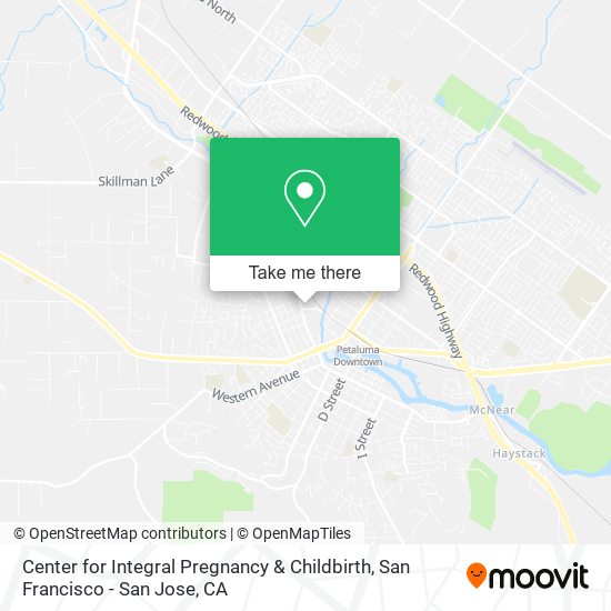 Center for Integral Pregnancy & Childbirth map