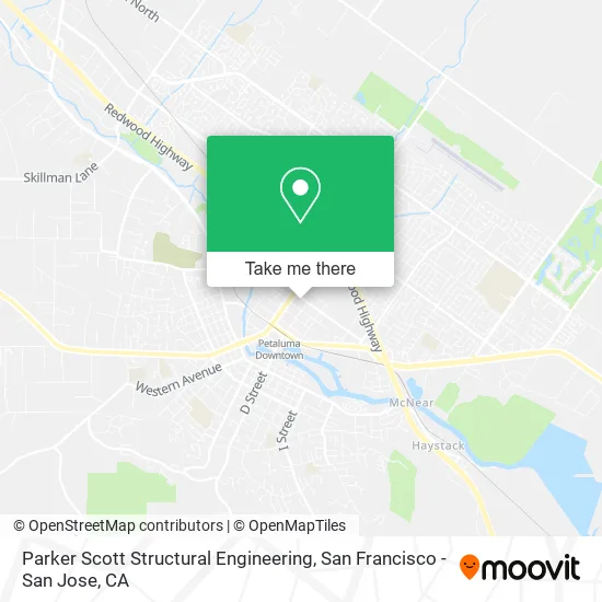 Mapa de Parker Scott Structural Engineering