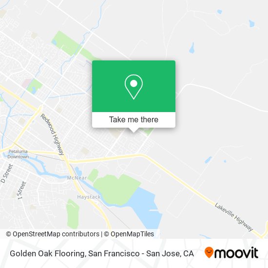 Golden Oak Flooring map