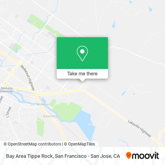 Bay Area Tippe Rock map