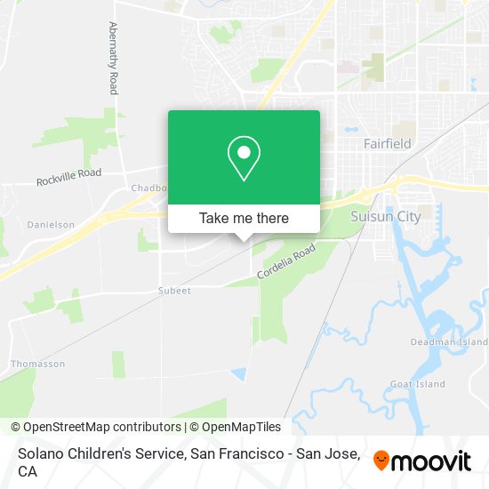 Mapa de Solano Children's Service