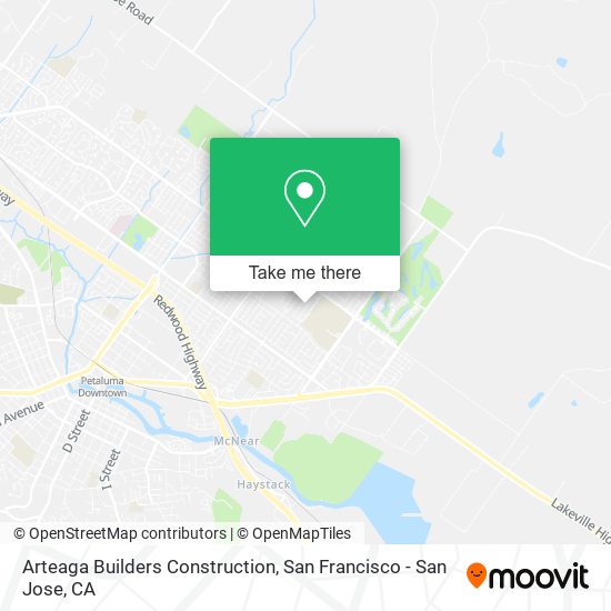 Arteaga Builders Construction map