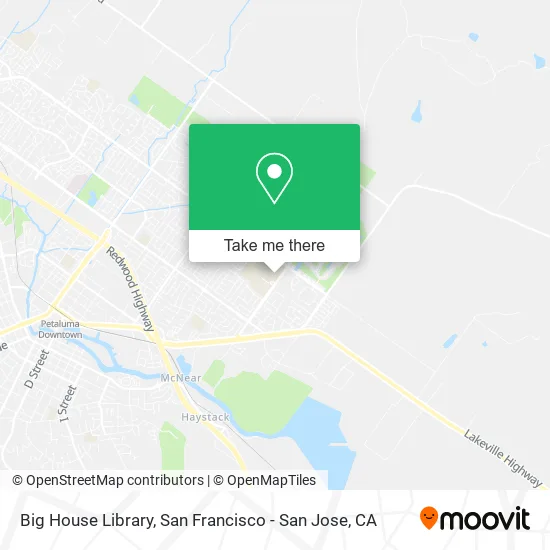 Big House Library map