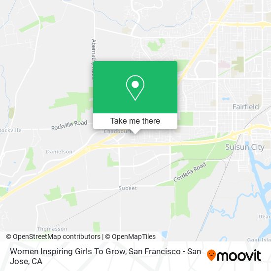 Women Inspiring Girls To Grow map