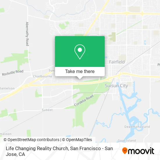 Life Changing Reality Church map