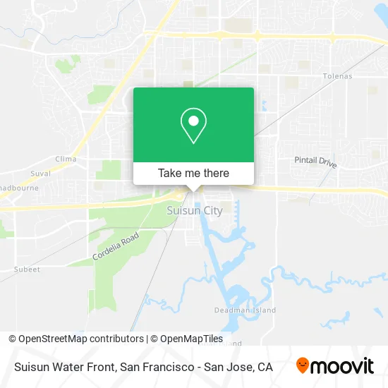 Suisun Water Front map