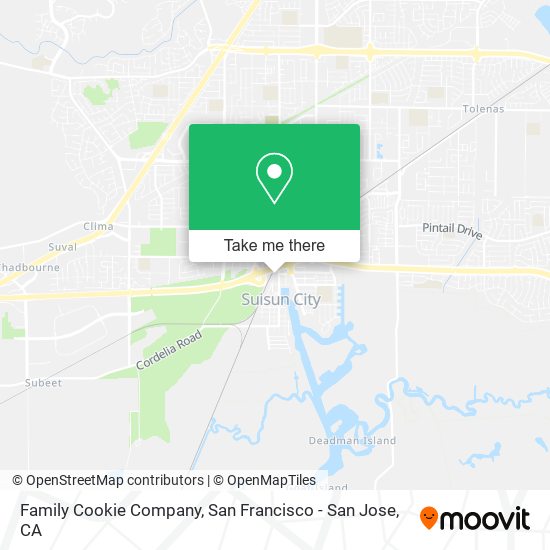 Family Cookie Company map