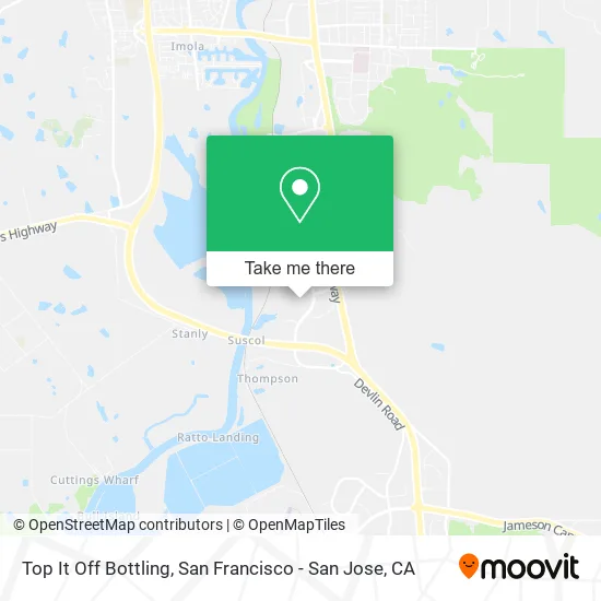 Top It Off Bottling map