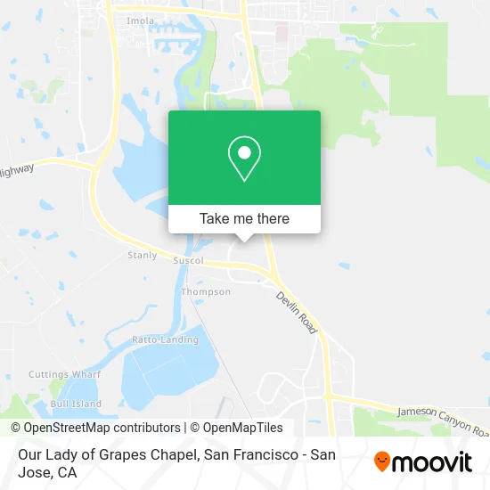 Our Lady of Grapes Chapel map
